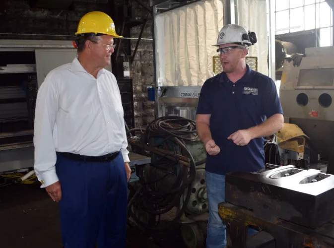 W.Va. Secretary Of State Kris Warner Tours Warwood Tool